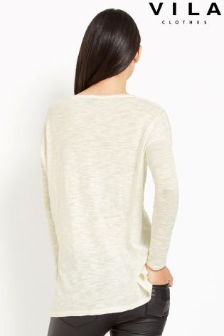 Vila V neck Jumper